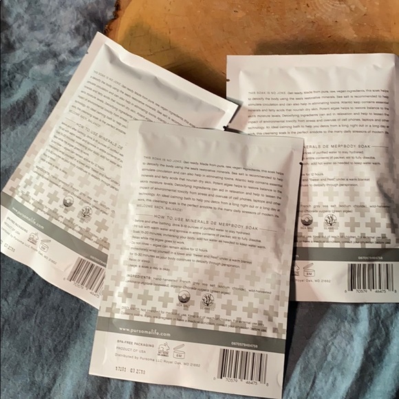 ❌SOLD❌Bundle of 3 - Pursoma Minerals De Mer Soaks - Picture 5 of 8